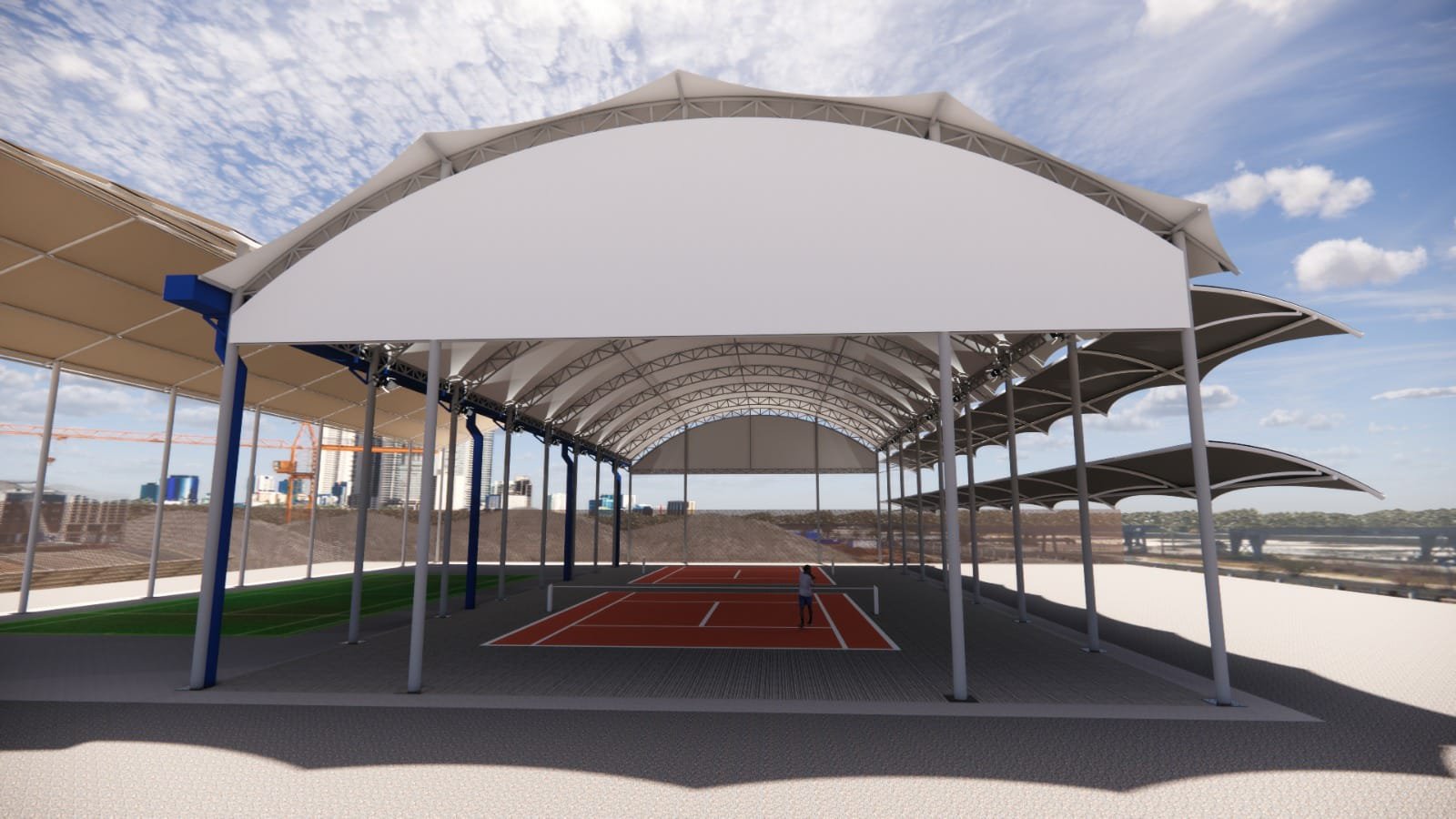 Tenda Membran Tenis